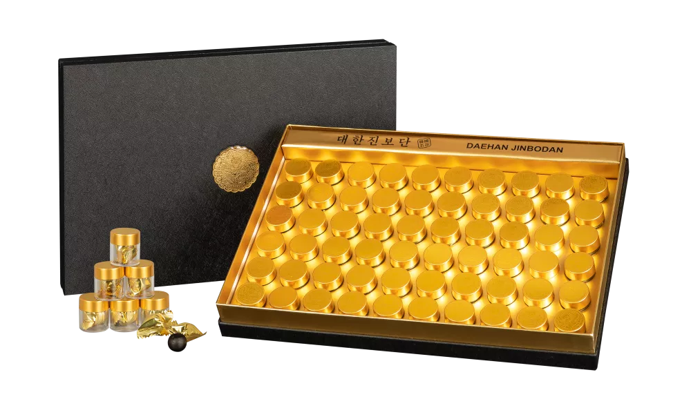 An Cung Chính Phủ Hàn Quốc Rồng Vàng Daehan Jinbodan 37,5g x 60 Viên